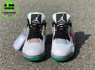 Air Jordan 4 - Lucid Green Rasta