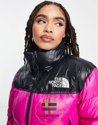 The North Face - Nuptse - Piumino corto fucsia